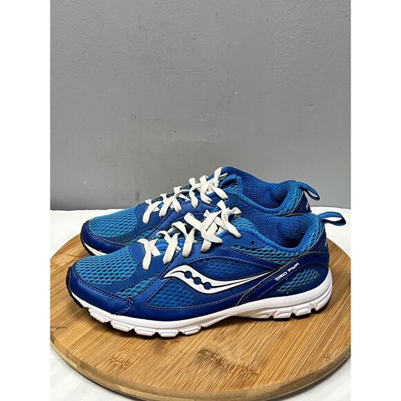 Saucony Grid Fiya Shoes Womens size 7 Blue White 15147-4 Running Sneaker - Picture 7 of 9